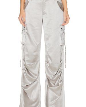 SER.O.YA Lai Cargo Pant in Silver - Metallic Silver. Size M (also in S).
