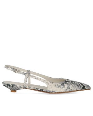 SERGIO LEVANTESI FLAVIA ROCCIA SLINGBACK BALLET FLAT SHOE