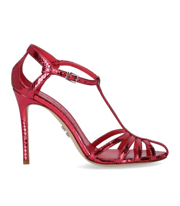 SERGIO LEVANTESI RITA STRAWBERRY HEELED SANDAL