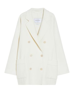 SHORT WOOL AND CASHMERE COAT - Max Mara - Woman