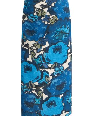 SIR - Camellia Midi Skirt - Blue - 4 - Moda Operandi