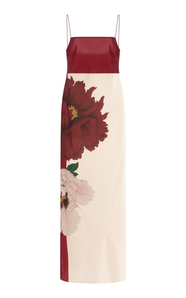 SIR - Florian Slip Dress - Burgundy - 1 - Moda Operandi