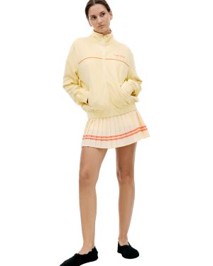 SPORTY & RICH Cotton zip up sweatshirt
