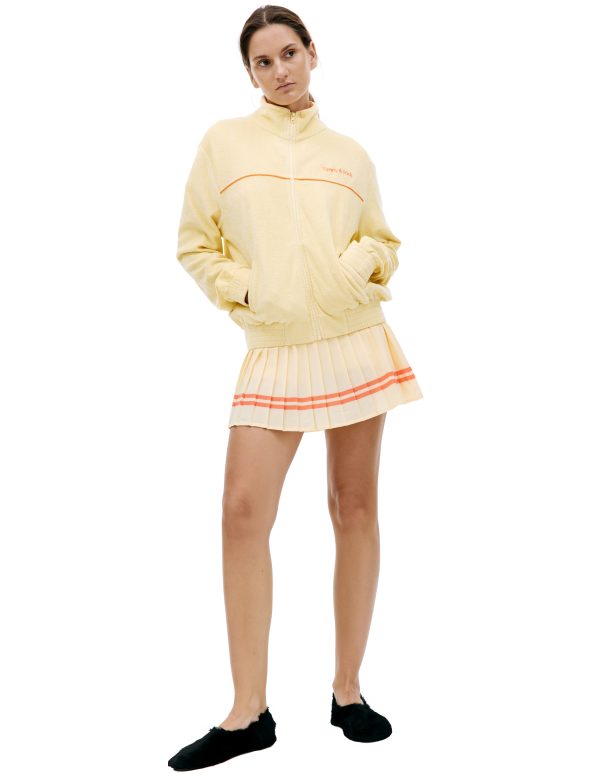 SPORTY & RICH Cotton zip up sweatshirt