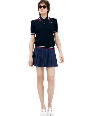 SPORTY & RICH Embroidered logo polo shirt