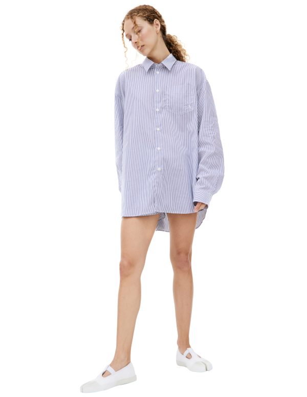 SPORTY & RICH SRC logo oversized shirt