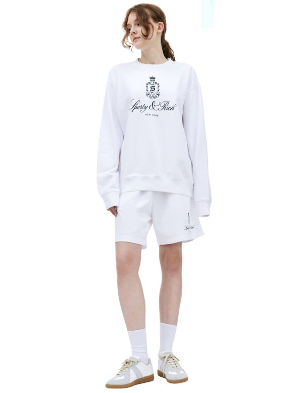 SPORTY & RICH White Vendome sweatshirt