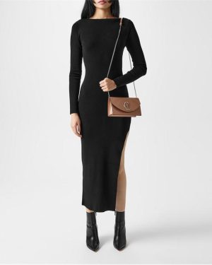 ST. AGNI Cut Out Dress - Black