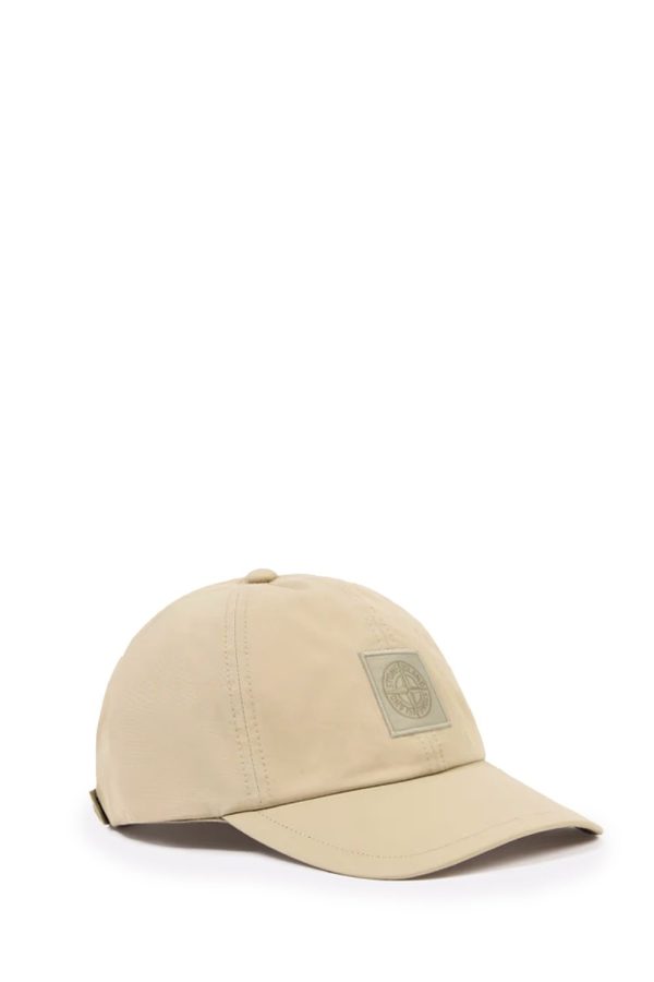STONE ISLAND GHOST S00F1 PATCH LOGO CAP colour: BEIGE