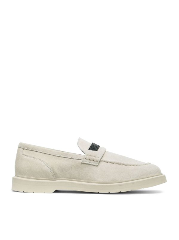 SUEDE LOAFERS - Brunello Cucinelli - Woman