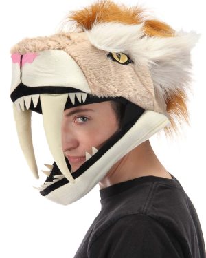 Sabertooth Jawesome Hat Fancy Dress Costume Accessory