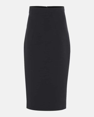 Safiyaa Hokoku crepe pencil skirt