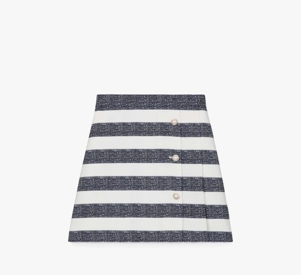 Sailor Stripe Pleated Skirt