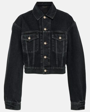 Saint Laurent '80s cropped denim jacket