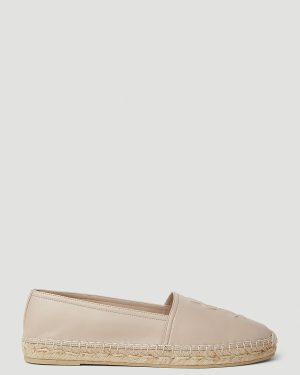 Saint Laurent Cassandre Espadrilles - Woman Flats Beige Eu - 41