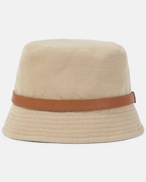 Saint Laurent Cassandre canvas bucket hat