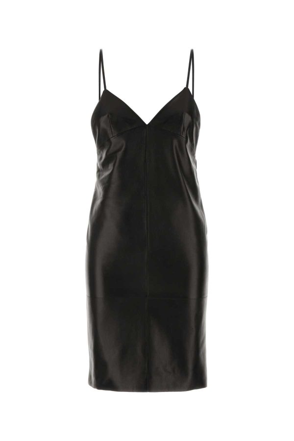 Saint Laurent Leather Slip Dress