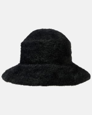 Saint Laurent Logo embroidered boucle bucket hat