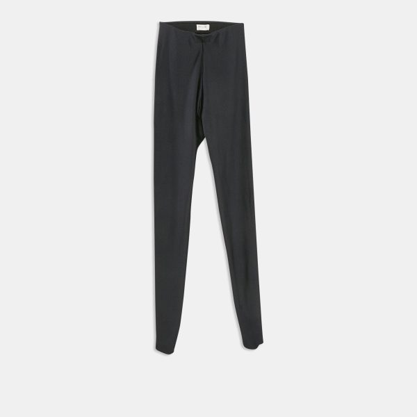 Saint Laurent Navy Blue Jersey Tights XS