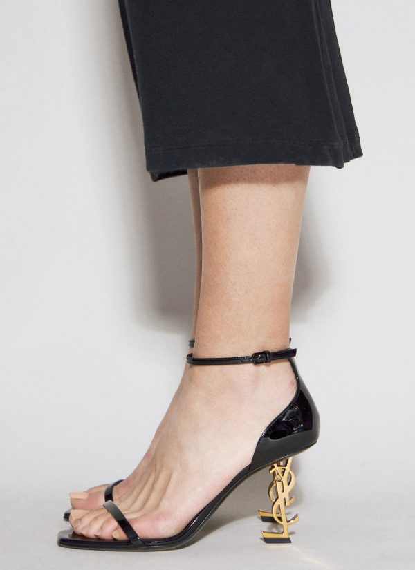Saint Laurent Opyum Heeled Sandals - Woman Heels Black Eu - 41