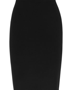 Saint Laurent Stretch-wool Pencil Skirt - Black - M (UK12 / M)