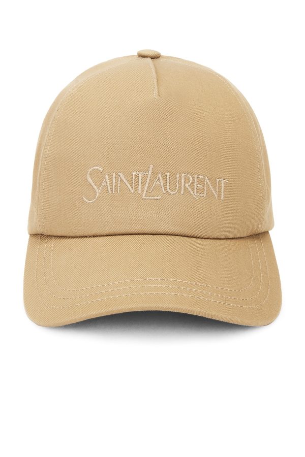 Saint Laurent Vintage Cap in Beige - Beige. Size 59 (also in ).