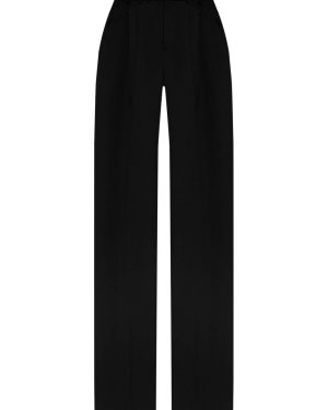 Saint Laurent Wool Wide-Leg Trousers