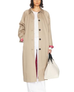 Saks Potts Noah Coat in Taupe - Taupe. Size L (also in M, XS).