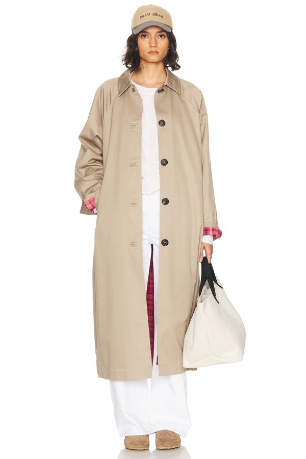 Saks Potts Noah Coat in Taupe - Taupe. Size L (also in M, XS).