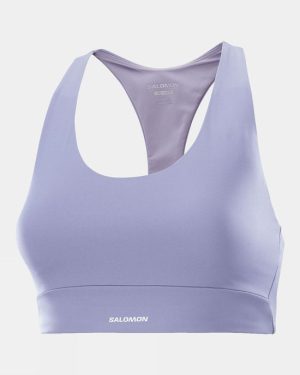 Salomon Womens Shakeout Core Sports Bra - White