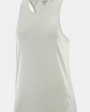 Salomon Womens Shakeout Core Tank Top - White