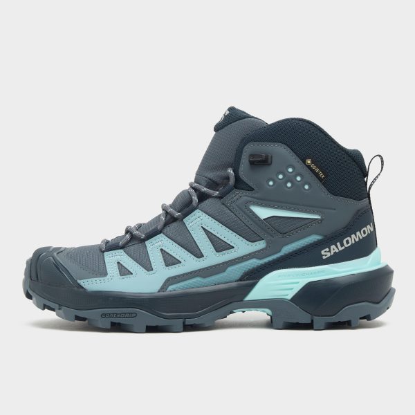 Salomon Women's X Ultra 360 Mid GORE-TEX Hiking Boots, Grey