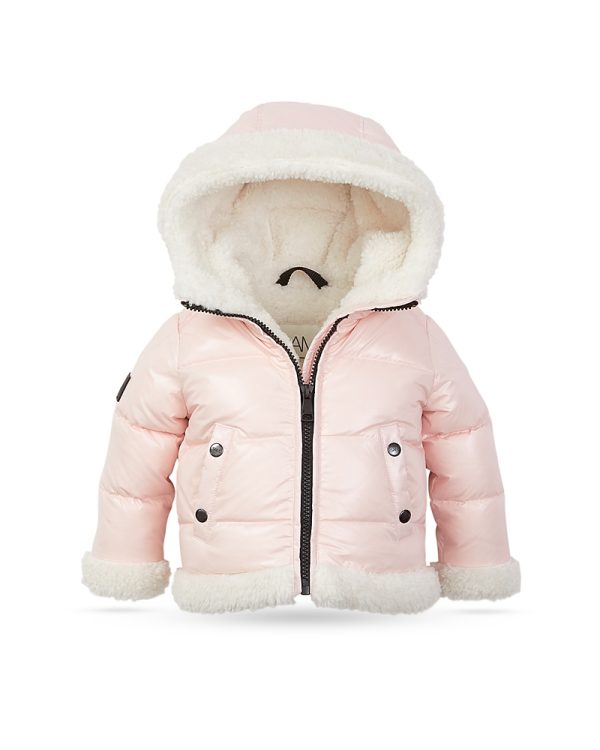 Sam. Unisex Blizzard Faux Shearling Puffer Jacket - Baby