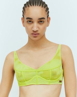 Savage Fenty x Diesel Longline-bra - Woman Underwear Green Xxxl