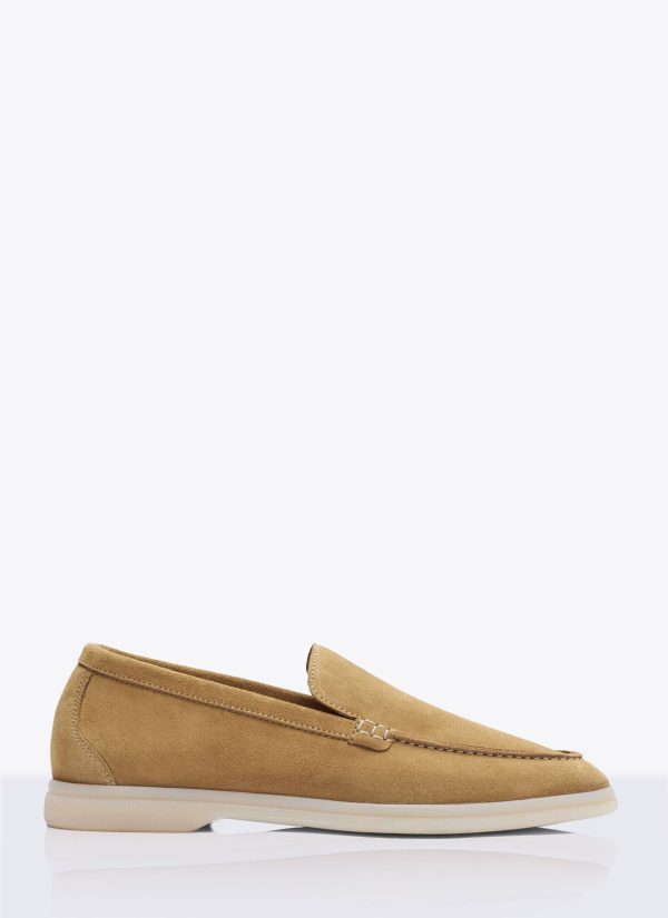 Scarosso Ludovica Suede Loafers - Woman Loafers Beige Eu - 37