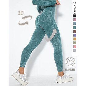 Seamless Scrunch Butt Lifting Workout Leggings for Women Booty High Waisted Yoga Compression Gym Fitess Squat-proof