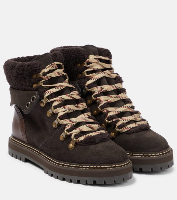 See By Chloe Eileen suede hiking boots