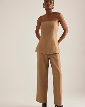 Selected Femme Bri Straight-Leg Trousers
