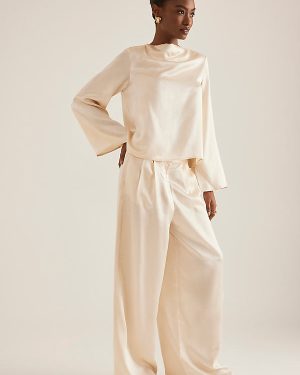 Selected Femme Selene Wide-Leg Trousers