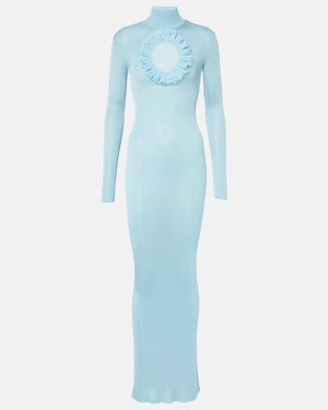 Self-Portrait x Christopher Kane cutout knitted maxi dress