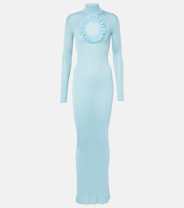 Self-Portrait x Christopher Kane cutout knitted maxi dress