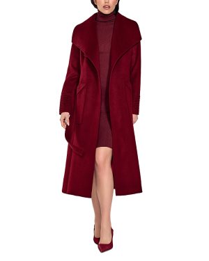 Sentaler Wide Collar Wrap Coat