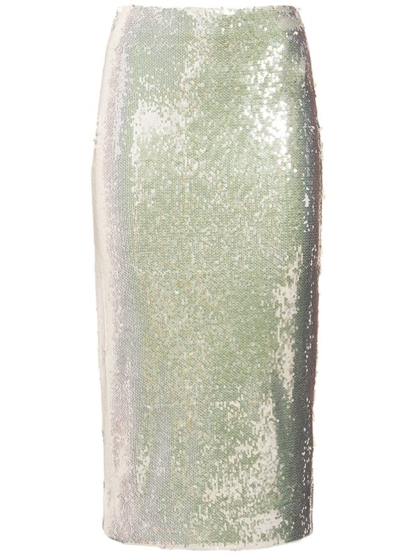 Sequined Pencil Skirt