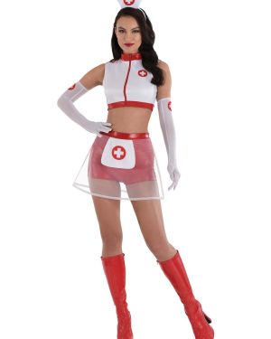 Sexy Night Shift Women's Fancy Dress Costume | Sexy Nurse Fancy Dress Costumes