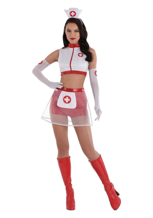 Sexy Night Shift Women's Fancy Dress Costume | Sexy Nurse Fancy Dress Costumes