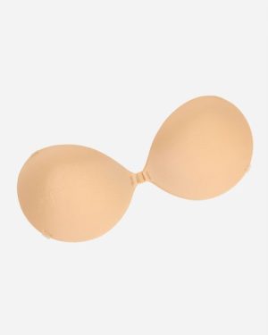 Shaped Stick On Bra In Nude, Women's Size UK One Size