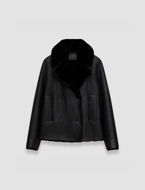 Shearling Calla Coat - 34