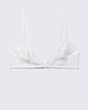Sheer Lace Triangle Bra
