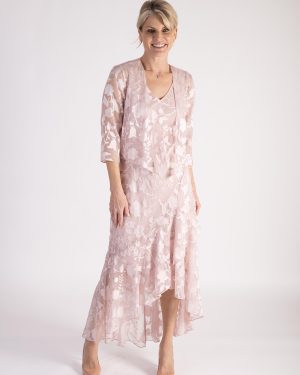 Shell Pink Devoree Dress & Jacket