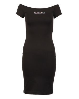 Shine Logo Bardot Dress